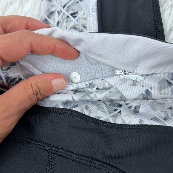 🔥$SALE$🔥 Lululemon Speed Tight *Full-On Luxtreme Unbreakable White Black - Picture 7 of 7